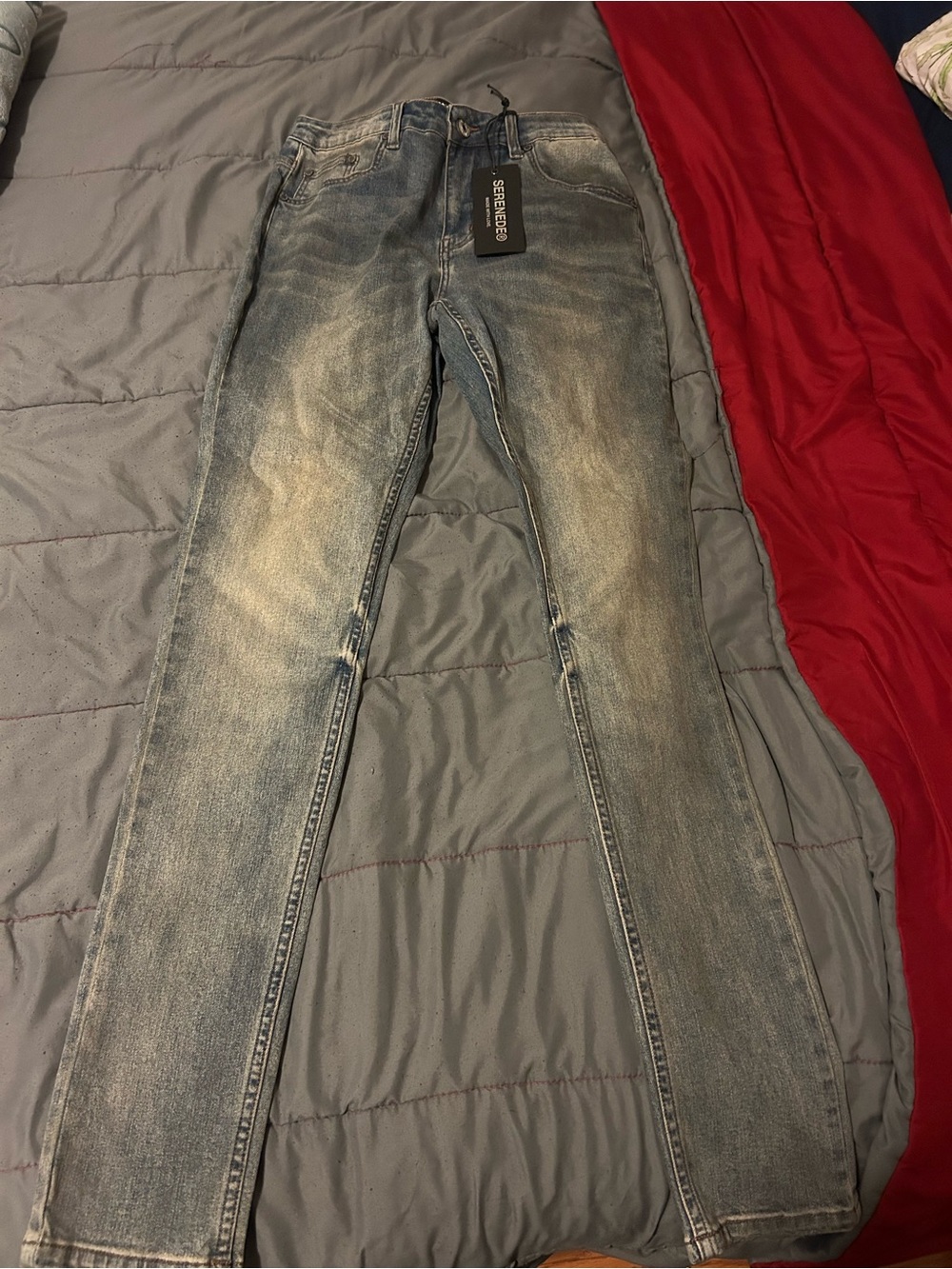 Skinny Fit Light Wash Men's Jeans - Unbranded
